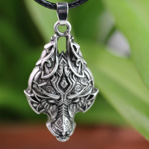 Collier Loup Antique (Acier)